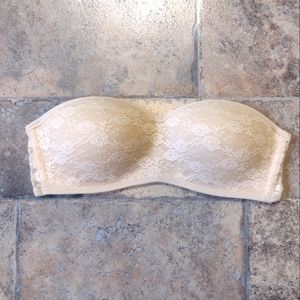 PINK Victoria's Secret lace bandeau size medium